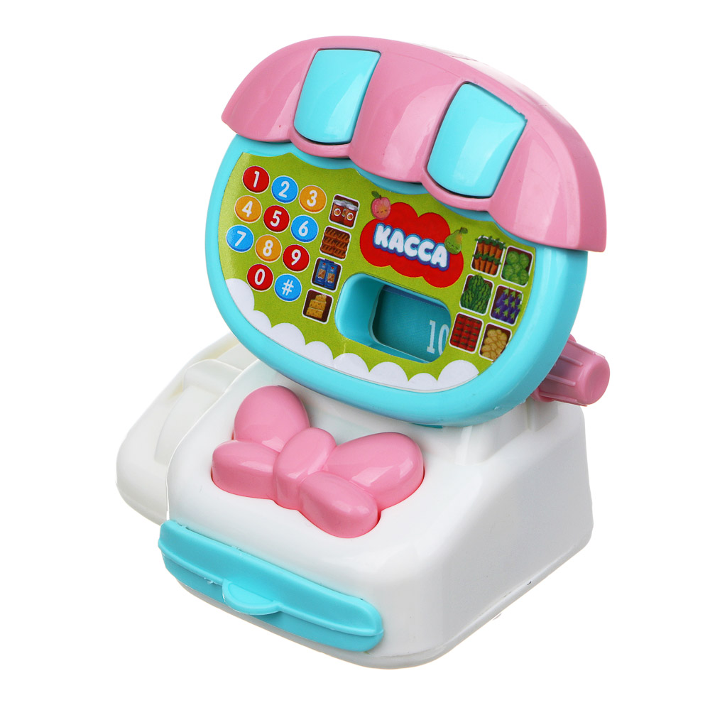 ИГРОЛЕНД Набор игровой "Играем в магазин", касса со сладостями, PP, ABS, 12х5,5х21 см, арт.№ 294-200