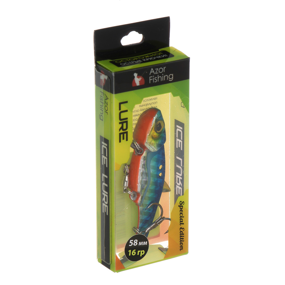 Ратлин "Крезикетч" тм AZOR FISHING, 5,8 см, 16 гр, 5 цветов, арт.№ 125-120