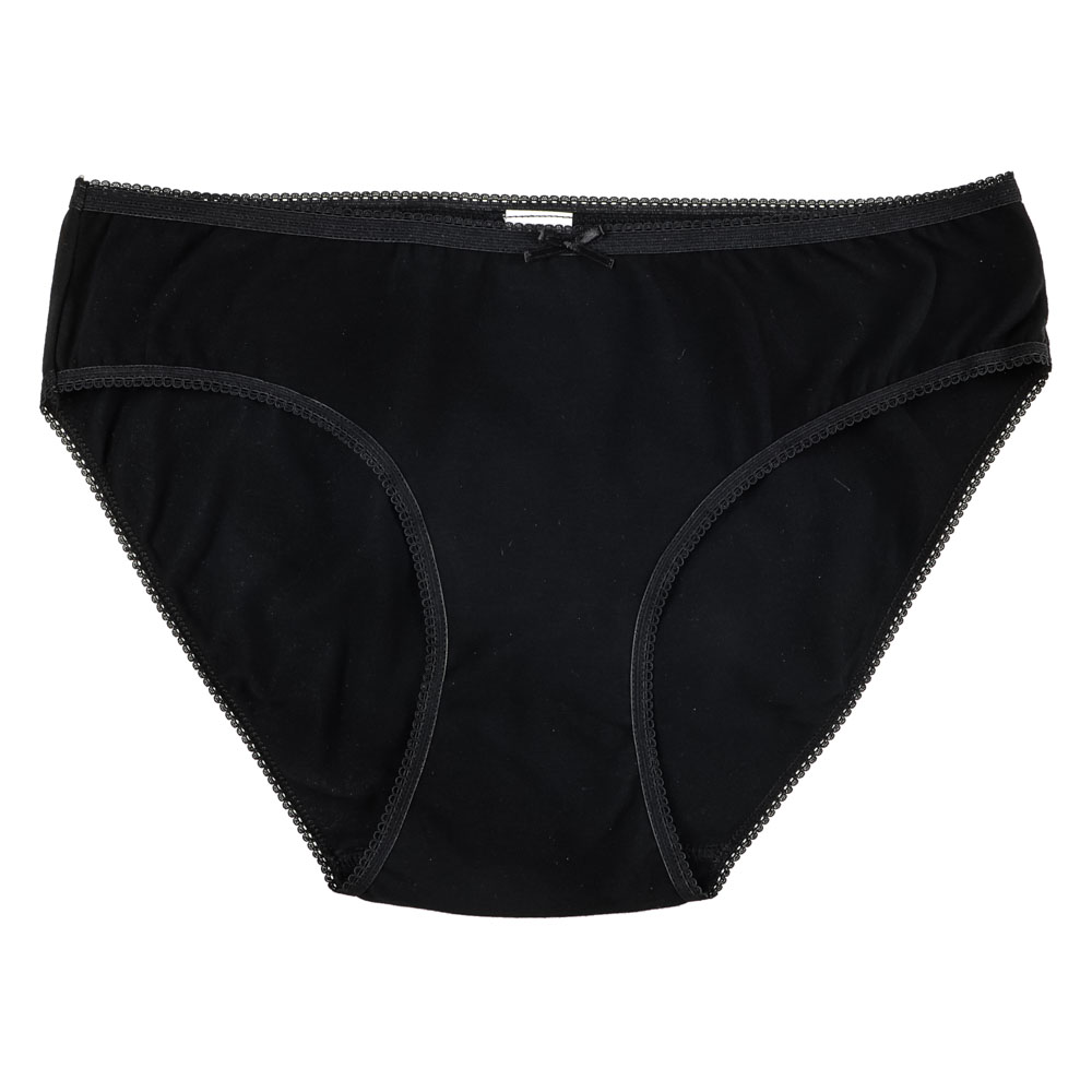 MINIMI Basic Трусы-слипы женские, р-р: 50, 95% хлопок, 5% эластан, черные, BO221, арт.№ 331-213