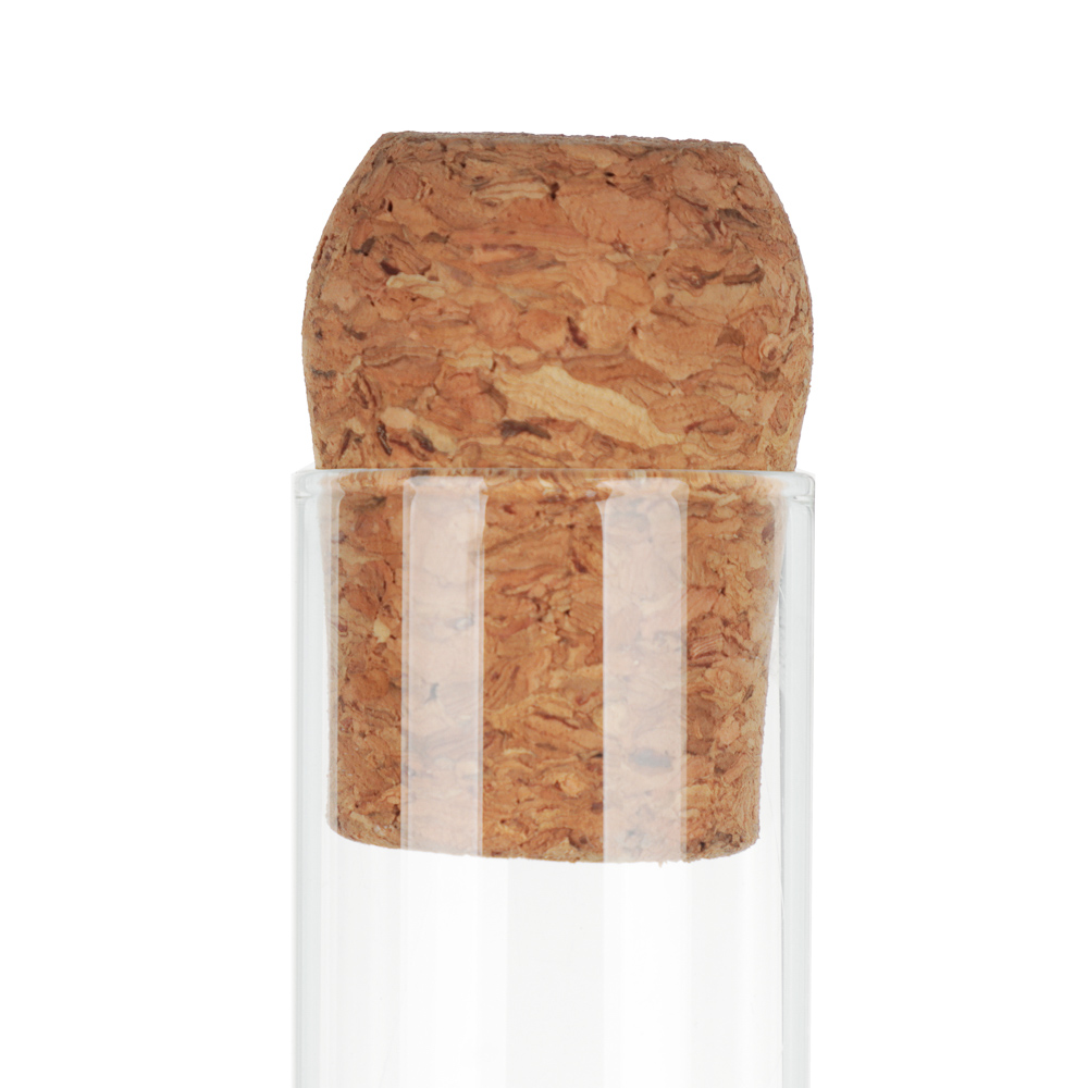 Сито-колба для заваривания чая тм VETTA 3х15см, стекло, пробка, арт.№ 850-285