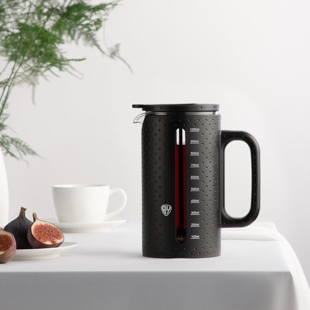 BY COLLECTION Френч-пресс 1000мл, жаропрочное стекло, арт.№ 850-214