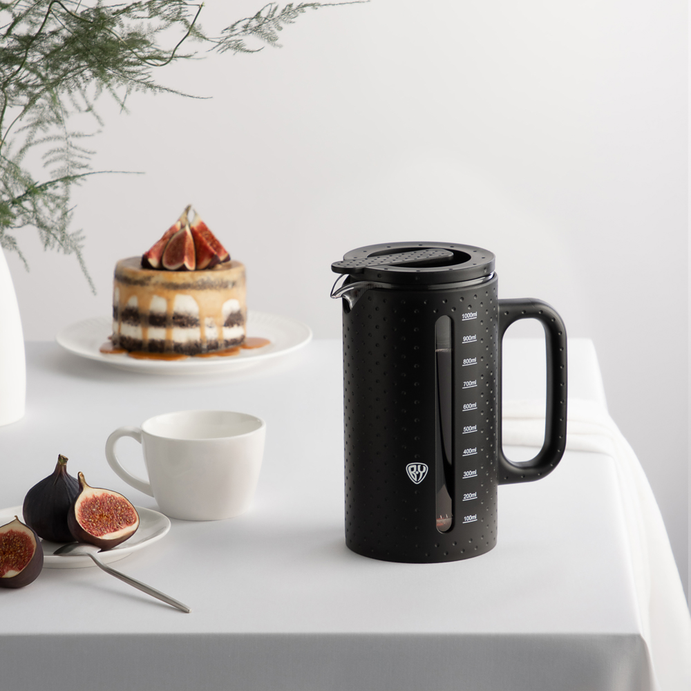 BY COLLECTION Френч-пресс 1000мл, жаропрочное стекло, арт.№ 850-214