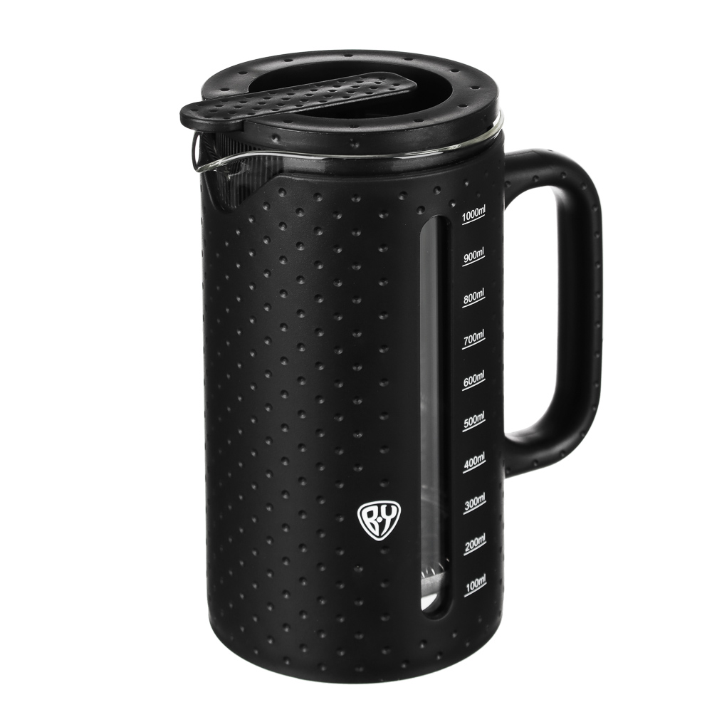 BY COLLECTION Френч-пресс 1000мл, жаропрочное стекло, арт.№ 850-214