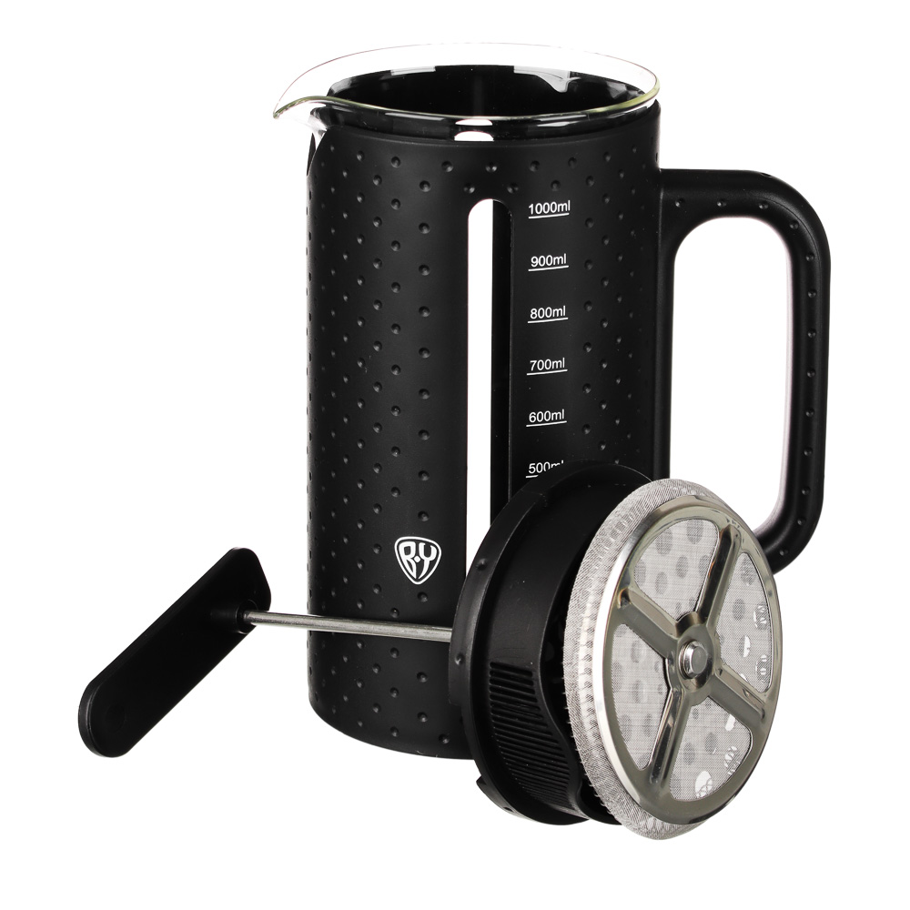 BY COLLECTION Френч-пресс 1000мл, жаропрочное стекло, арт.№ 850-214