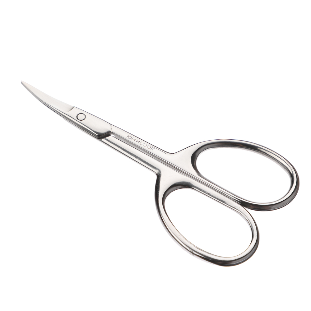 ЮНИLOOK Ножницы маникюрные "ULTRA", загнутые, 9,5 см, сталь, #3, арт.№ 305-450