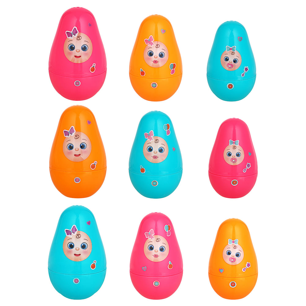 ИГРОЛЕНД Питомец с наклейками в матрешке, PP, 8х8х13 см, 18 диз., арт.№ 258-086