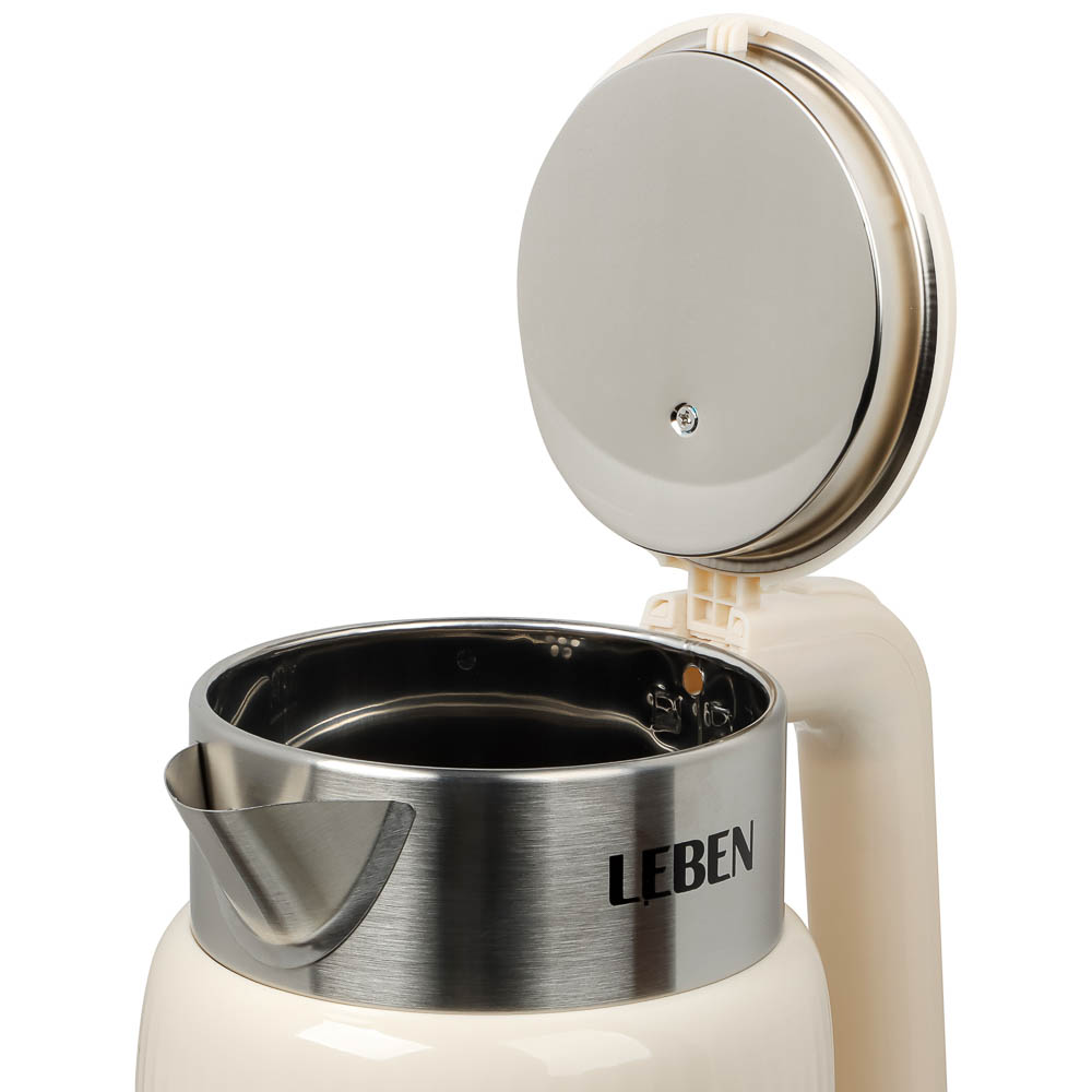 LEBEN Чайник электрический 2л, 1500Вт, пластик, арт.№ 291-144