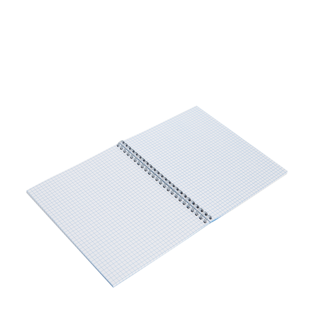 ВСЁГАЗИН Тетрадь 80 л. в клетку, ПРЕМИУМ, на спирали,офсет, обл.картон, "Микс" эффекты, 4 диз., арт.№ 059-027