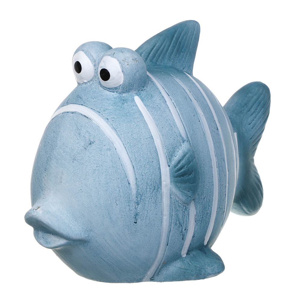 INBLOOM Фигура садовая Рыба 26.5x13x19.5см, глина, арт.№ 162-283