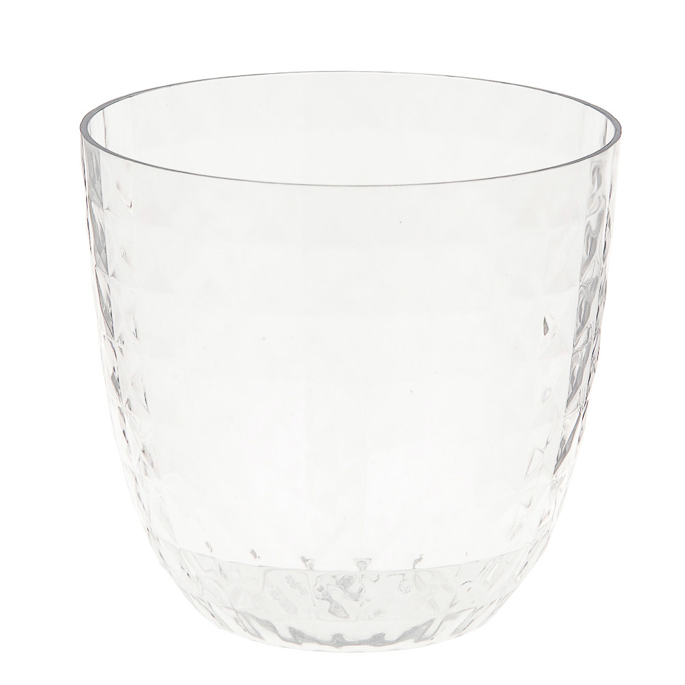 INBLOOM Кашпо 15х16см Кристалл, PET+PP, арт.№ 164-371