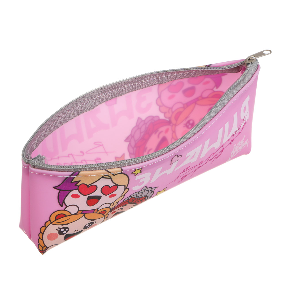 Пенал прямоугольный, 21x3x8см, BY Русские Супергерои "Яркий День" 1 отделение на молнии, силикон, арт.№ 801-116