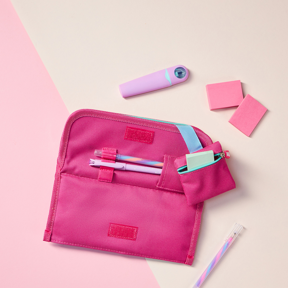 Пенал школьный прямоугольный 21,5х10х5 см, 1 отд., 2 карм., кошелек, откид.планка, "Заря Фешн" BY Русские Супергерои, арт.№ 583-007