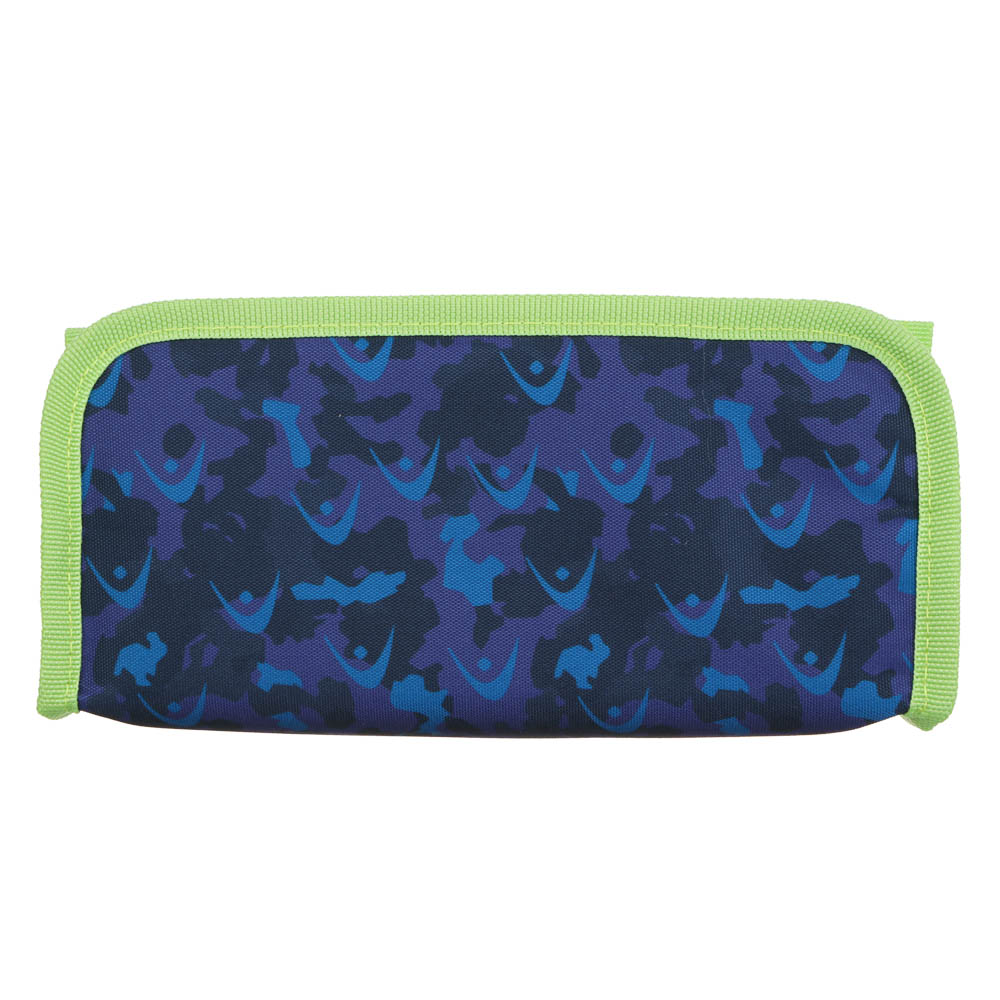 Пенал школьный прямоугольный 21,5х10х5 см, 1 отд., 2 карм., кошелек, откидная планка, "Конек" BY Русские Супергерои, арт.№ 583-008