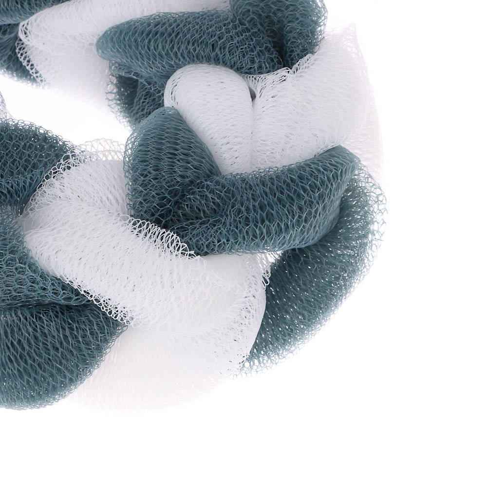 Мочалка косичка тм ЮL банная, полиэтилен, 70гр, 4-6 цветов, арт.№ 361-014