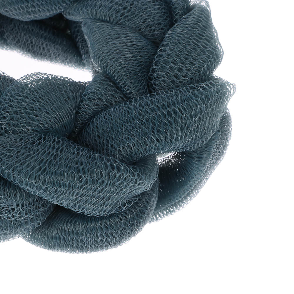 Мочалка косичка тм ЮL банная, полиэтилен, 70гр, 4-6 цветов, арт.№ 361-014