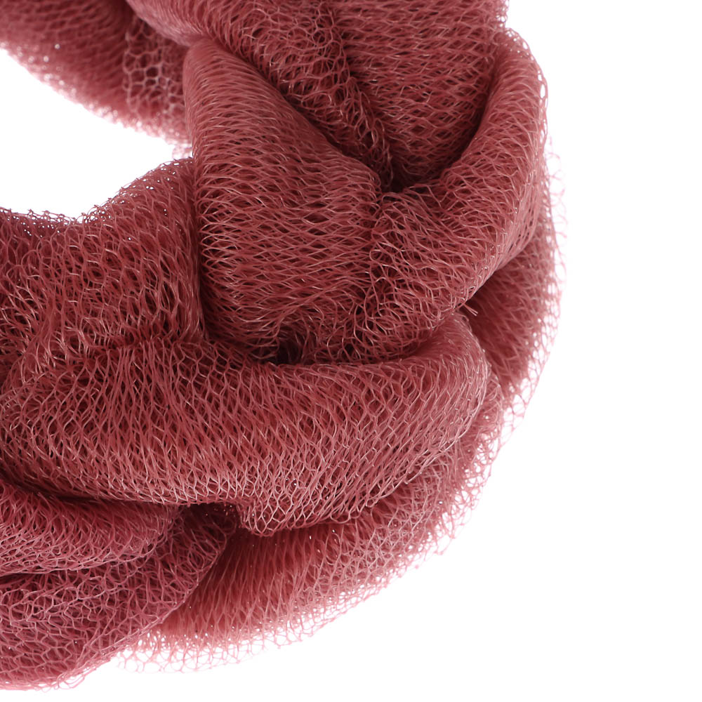 Мочалка косичка тм ЮL банная, полиэтилен, 70гр, 4-6 цветов, арт.№ 361-014