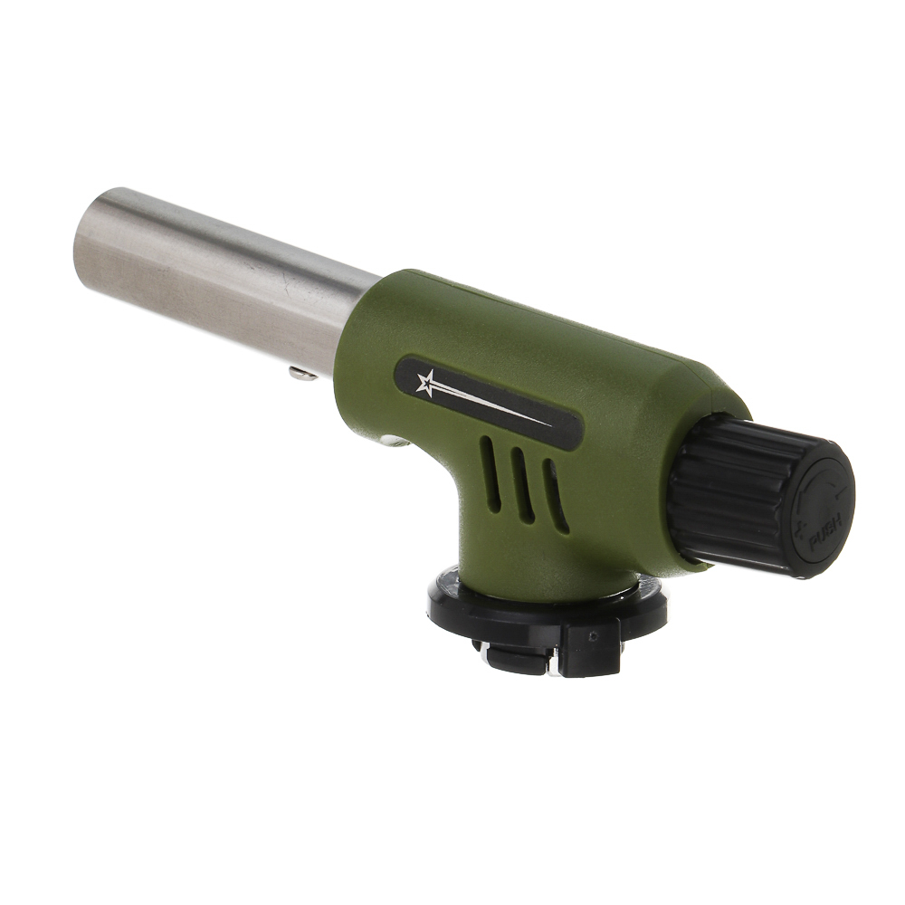 Горелка газ. с пьезорозжигом тм BY Русские Супергерои, цанг. захват, шир. сопло, ударопр. 15х4х5,5см, арт.№ 116-082