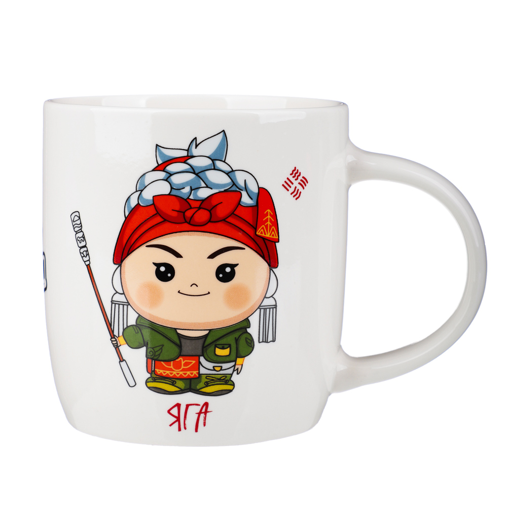 BY Русские Супергерои Яга Кружка 360мл, фарфор, подарочная упаковка, арт.№ 806-571
