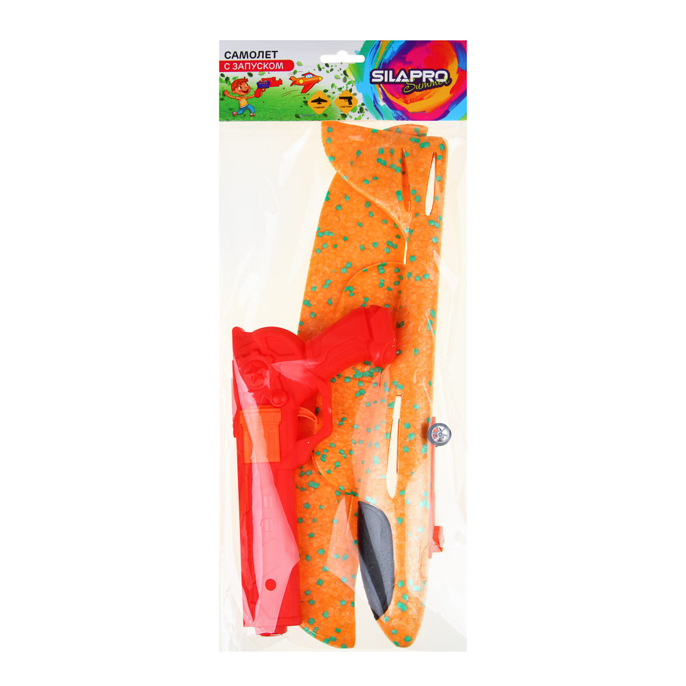 SILAPRO Самолет с запуском 37х37см, ABS, пенопласт, арт.№ 134-226