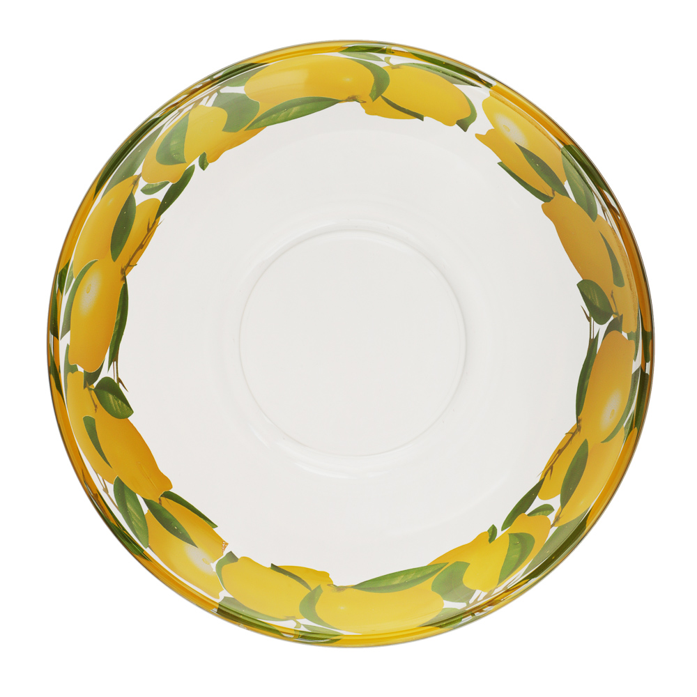 Салатник 1,5л, D-18,8см, Лимоны, стекло, арт.№ 877-688