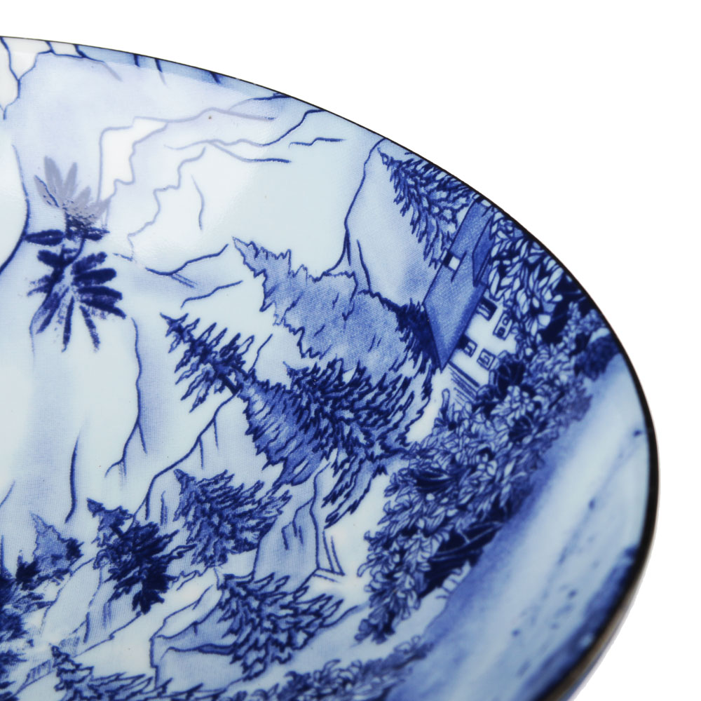 MILLIMI Дивный лес Ваза для фруктов, 18х8см, костяной фарфор, арт.№ 802-117