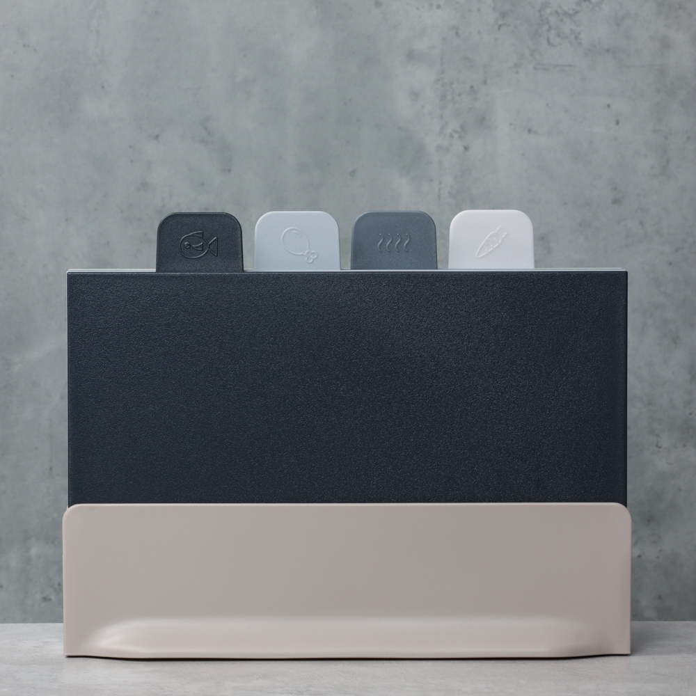 SATOSHI Набор досок разделочных на подставке 5пр 29х22,5х0,5см, пластик, арт.№ 852-149