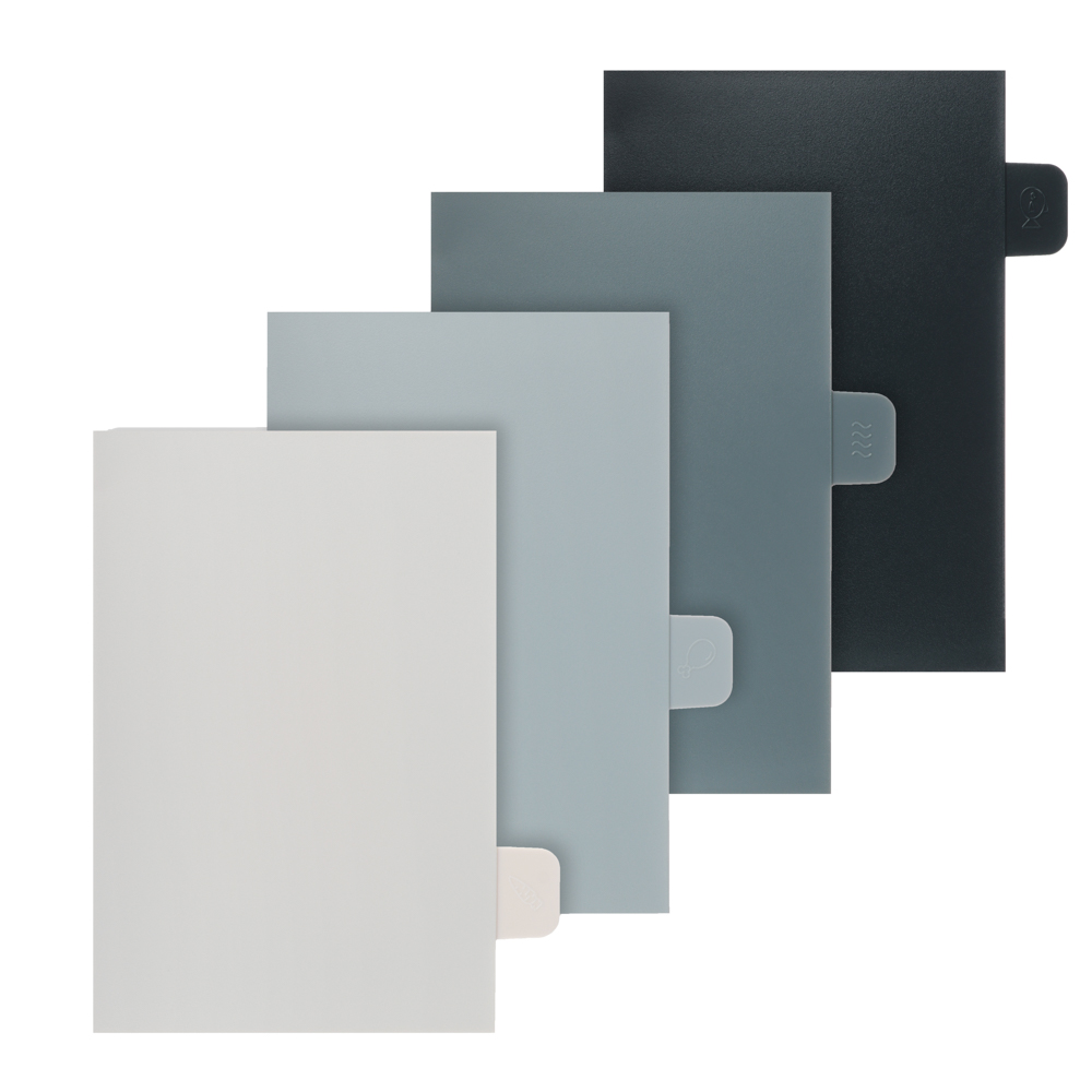 SATOSHI Набор досок разделочных на подставке 5пр 29х22,5х0,5см, пластик, арт.№ 852-149