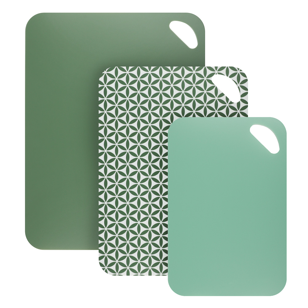 SATOSHI Виган Набор досок разделочных гибких 3шт 38х29см, 33,5х24см, 29х19см, пластик, арт.№ 852-151