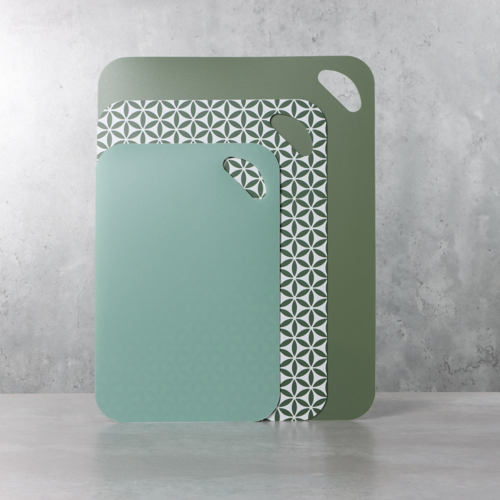 SATOSHI Виган Набор досок разделочных гибких 3шт 38х29см, 33,5х24см, 29х19см, пластик, арт.№ 852-151