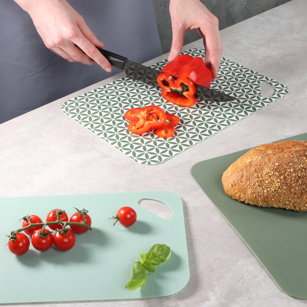 SATOSHI Виган Набор досок разделочных гибких 3шт 38х29см, 33,5х24см, 29х19см, пластик, арт.№ 852-151