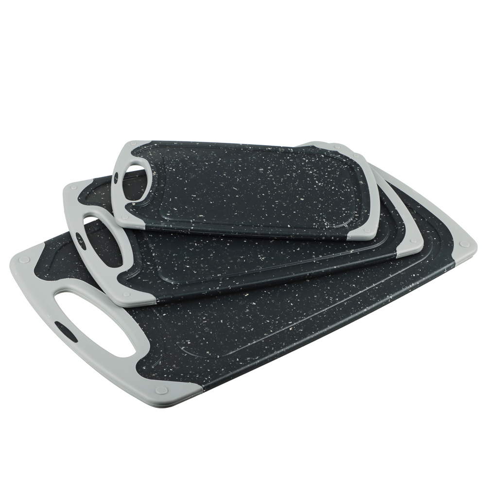 SATOSHI Марсель Набор досок разделочных 3шт 40х24х0,7см, 33х20х0,7см, 25х15х0,7см, пластик, арт.№ 852-152