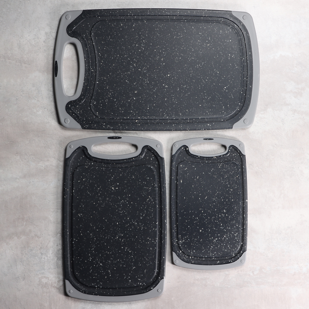 SATOSHI Марсель Набор досок разделочных 3шт 40х24х0,7см, 33х20х0,7см, 25х15х0,7см, пластик, арт.№ 852-152