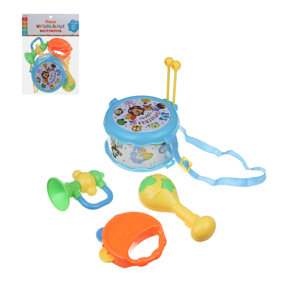 Набор музыкальных инструментов, ИГРОЛЕНД, ABS, PP, арт.№ 889-093