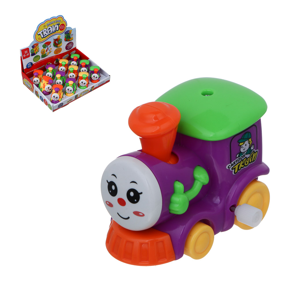 Игрушка заводная "Паровозик", ABS, арт.№ 866-091