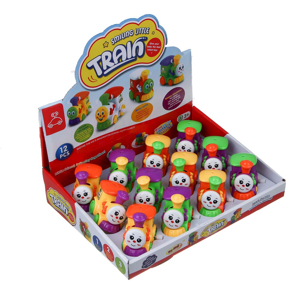 Игрушка заводная "Паровозик", ABS, арт.№ 866-091