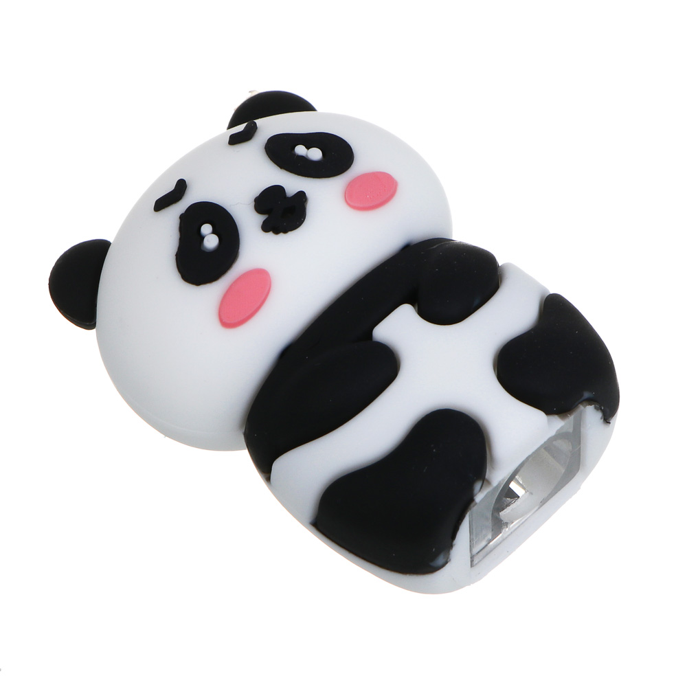 Точилка фигурная "Панда", 4х3х2см, 1 отверстие, PVC, арт.№ 607-065