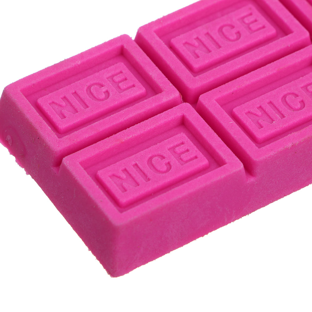 Ластик фигурный в форме шоколадки, 8х4х1см, ТПР, 3 дизайна, арт.№ 607-068