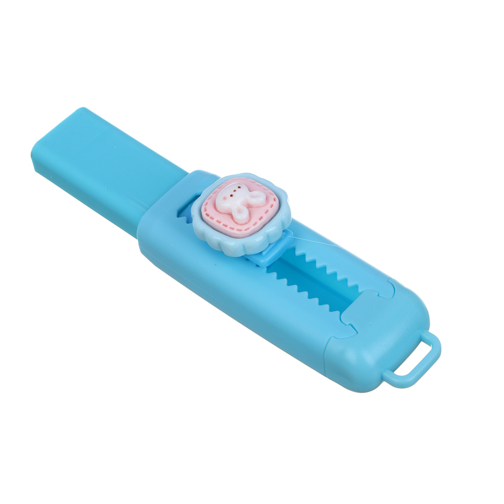 Ластик выдвижной с фигуркой, 8,5х2,5х2,8см, ТПР, пластик, 4 дизайна, арт.№ 607-069