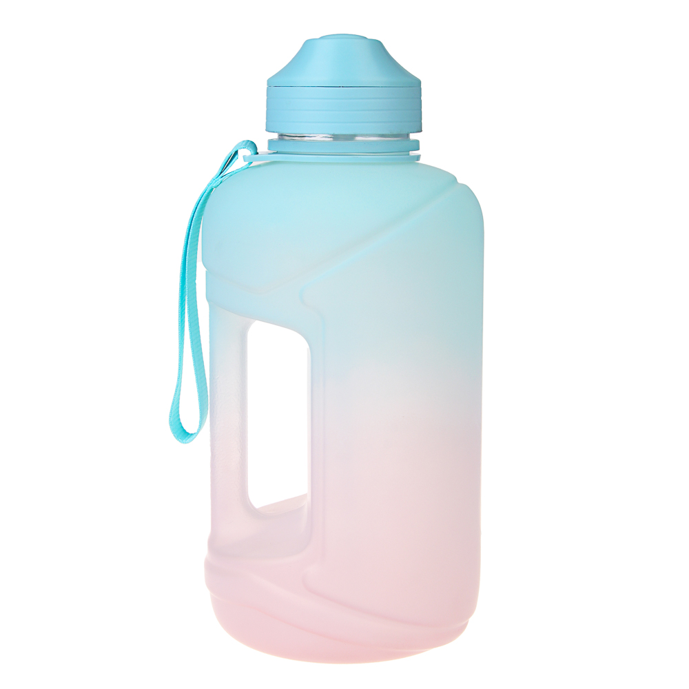 SILAPRO MAX Бутылка спортивная с замком, EGGSHELL BLUE-LOTUS ,2л, PETG, арт.№ 088-047