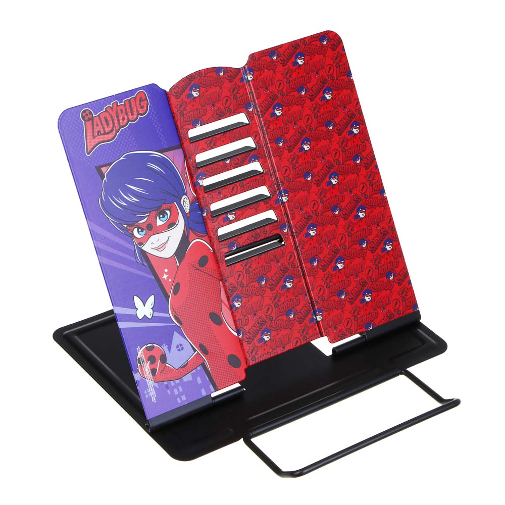 Ледибаг Подставка для книг, для А5, 20х15,5х19см, металл с цветной печатью, пакет, серия "Кор", арт.№ 811-007