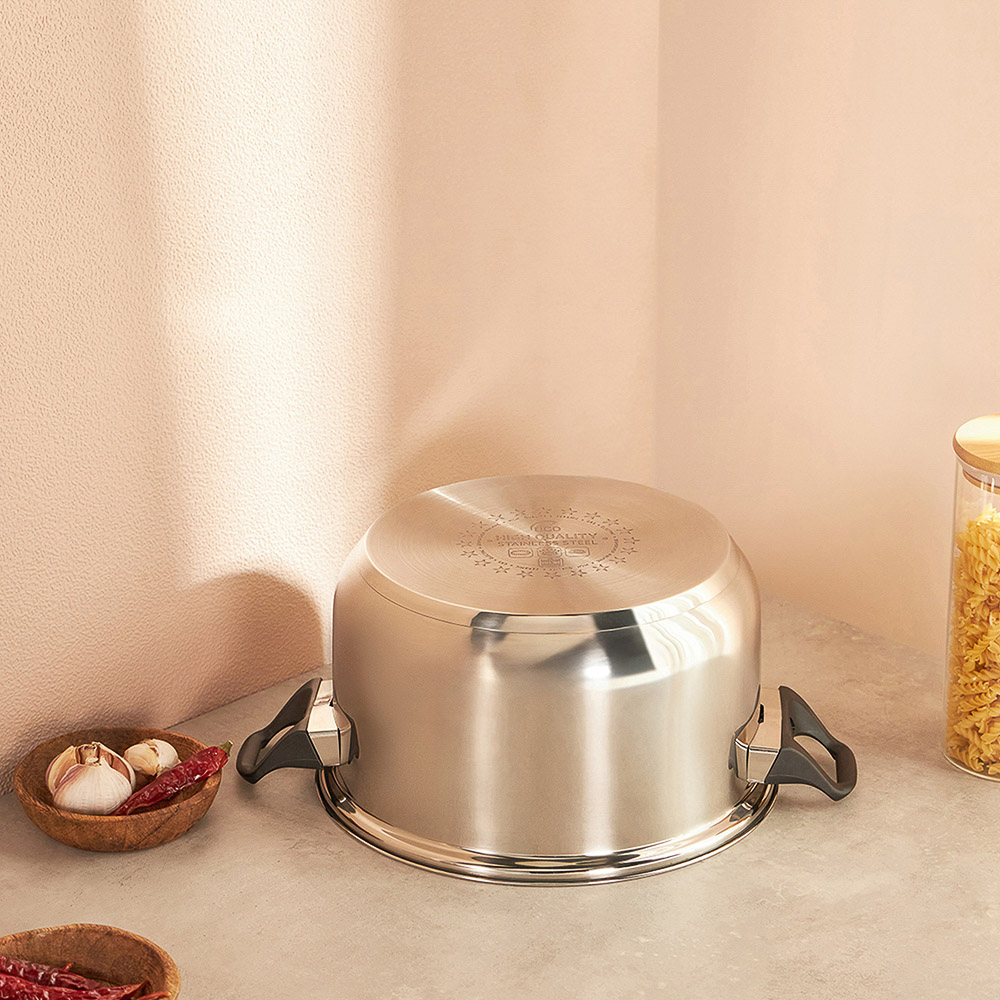 Стрейтон Кастрюля 18х10,5см, 2,1л, со стекл. крышкой, арт.№ 822-118