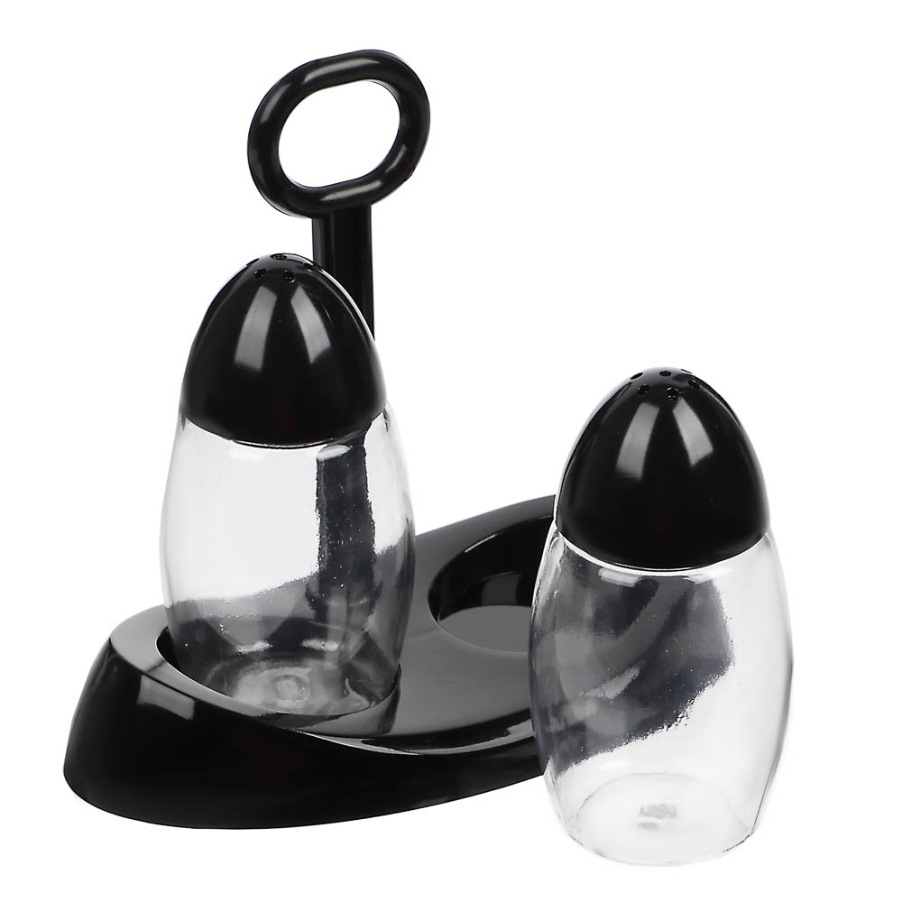 Набор на подставке для соли и перца, пластик, арт.№ 861-557