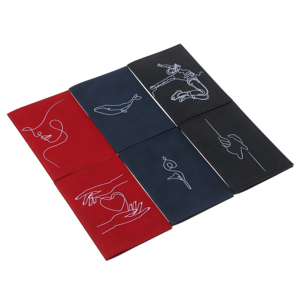 ЮL Обложка для паспорта, ПУ, 14х10см, 6 дизайнов, арт.№ 334-006