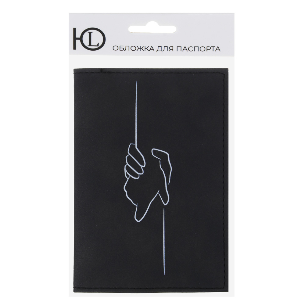 ЮL Обложка для паспорта, ПУ, 14х10см, 6 дизайнов, арт.№ 334-006