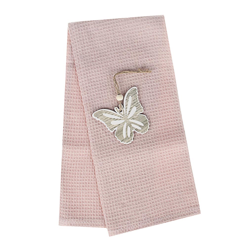 PROVANCE Мятный Латте Полотенце вафельное с сувениром, 40х60см, 100% хлопок, 220гр/м, 3 дизайна, арт.№ 488-047