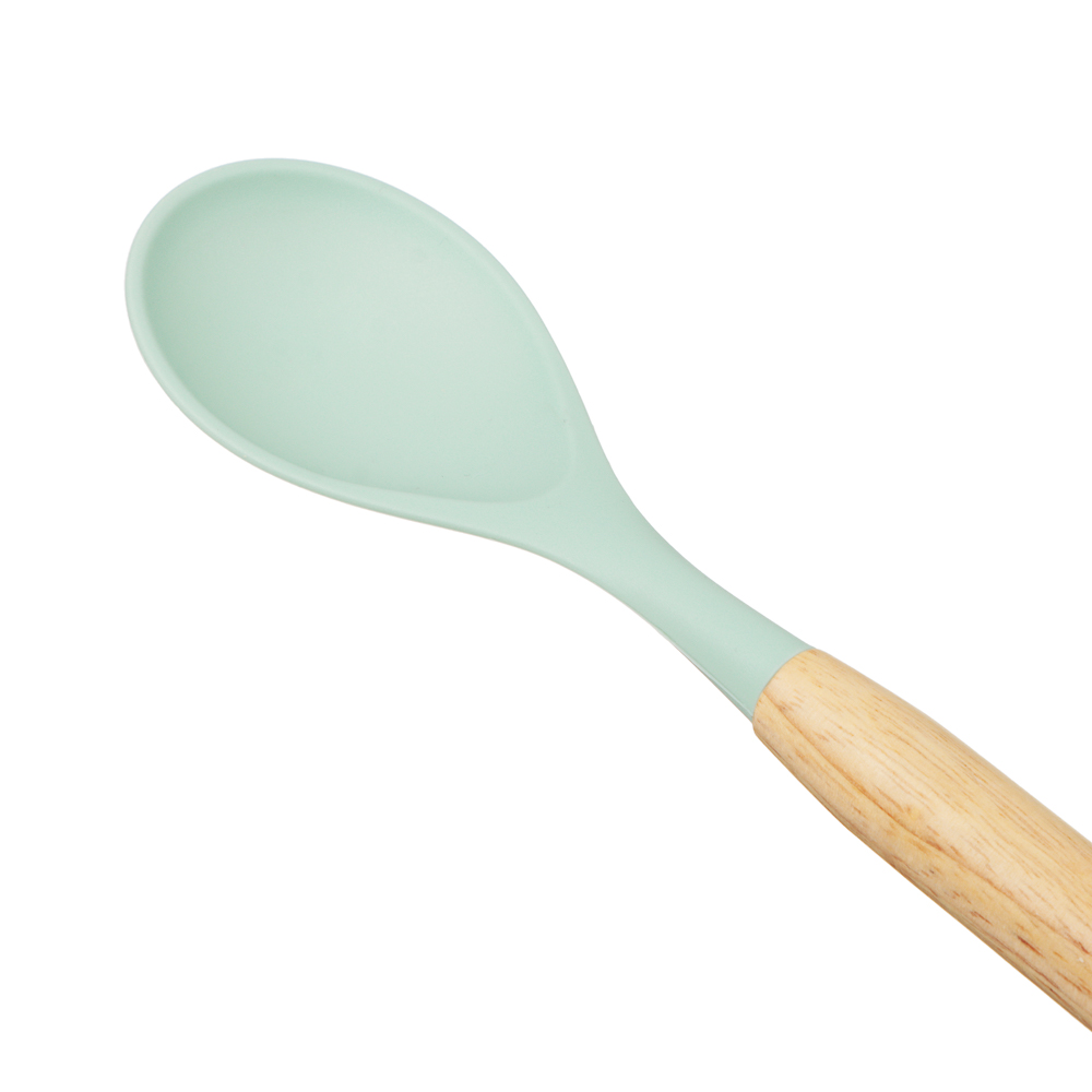 SATOSHI Аллон Набор кухонных принадлежностей 12пр., зеленый, силикон, арт.№ 881-341