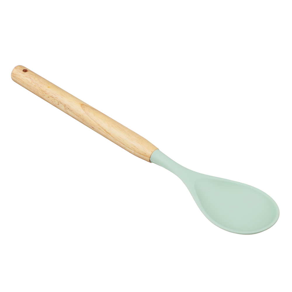 SATOSHI Аллон Набор кухонных принадлежностей 12пр., зеленый, силикон, арт.№ 881-341