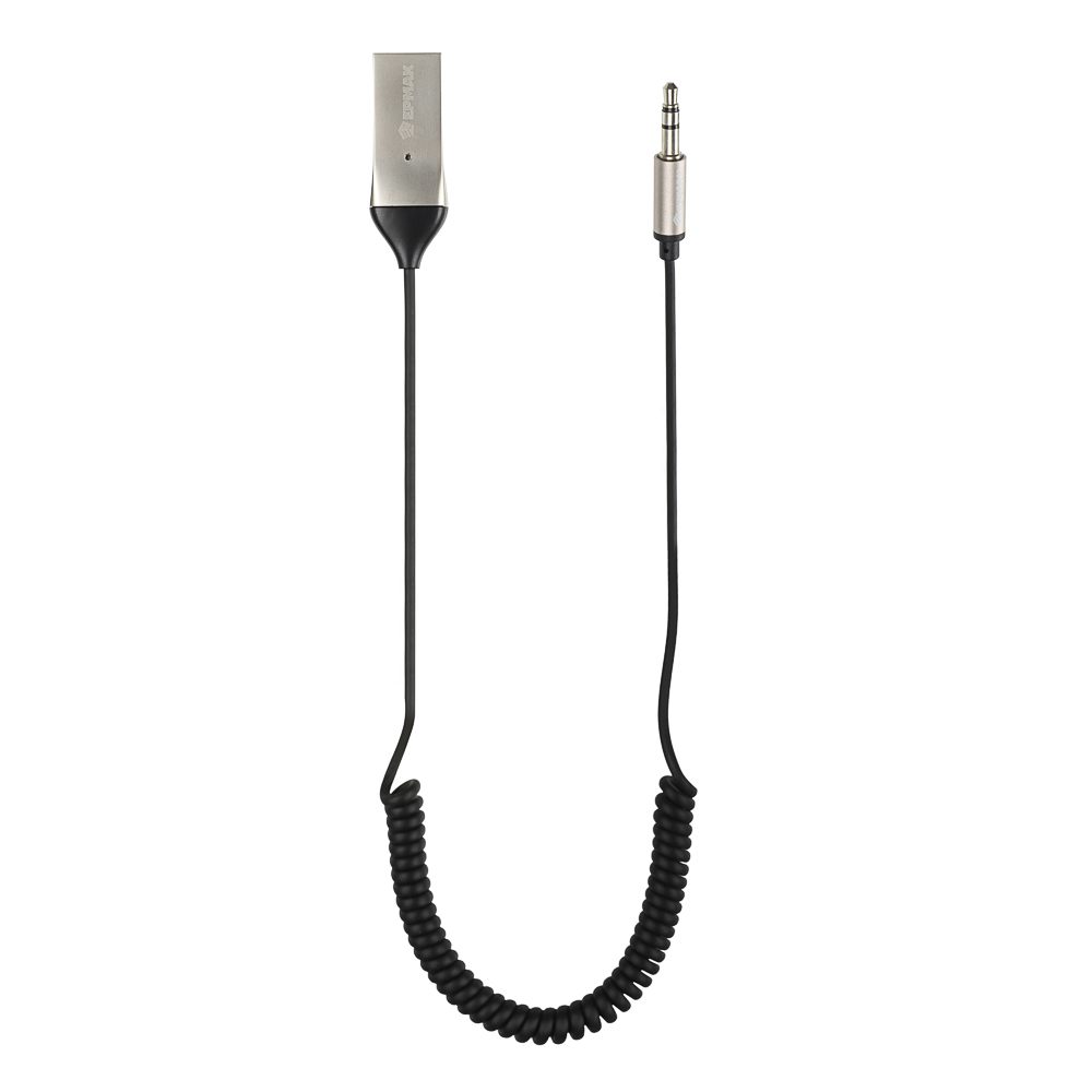 ЕРМАК Беспроводной аудиоприёмник, выход mini-jack 3,5мм, питание USB, BT5.0, арт.№ 903-006