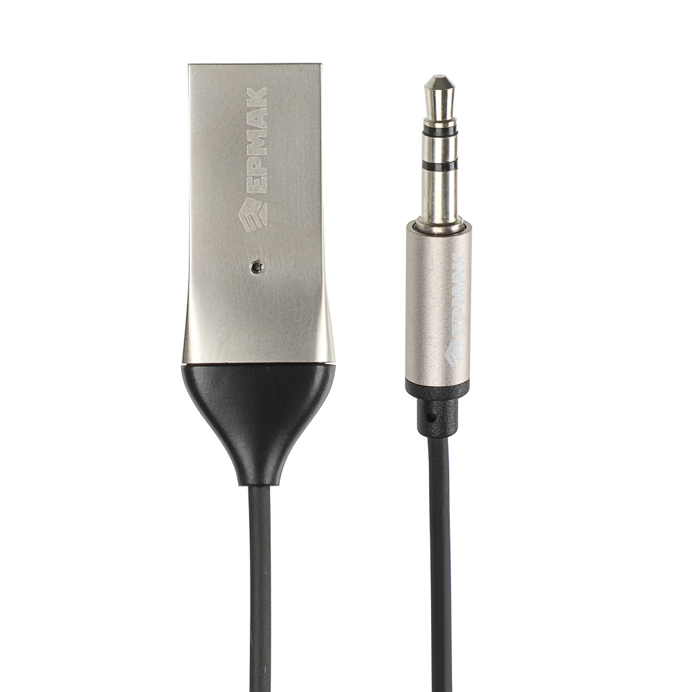 ЕРМАК Беспроводной аудиоприёмник, выход mini-jack 3,5мм, питание USB, BT5.0, арт.№ 903-006