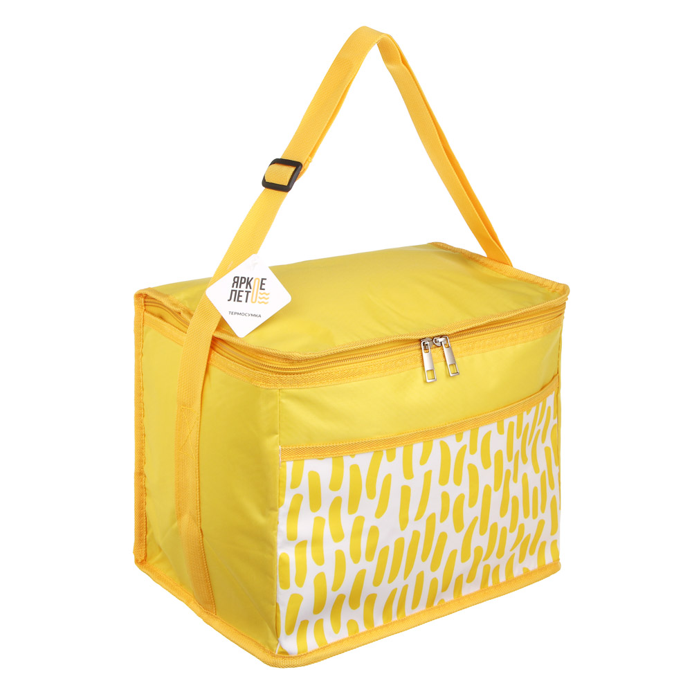 Термосумка, тм ЯРКОЕ ЛЕТО 15 л, 420D оксфорд, фольга, 30х20х25 см, арт.№ 118-064